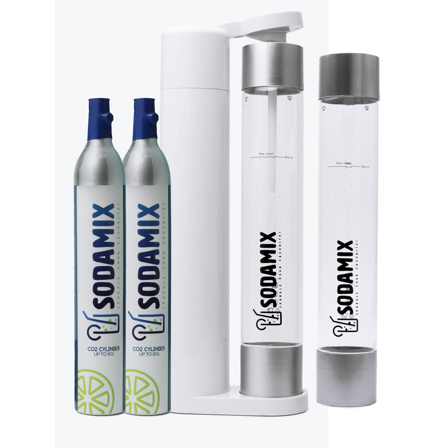 Soda Mix: Family Bundle Pack for Home Soda Making, White