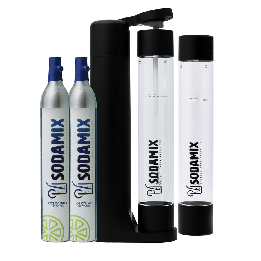 Soda Mix: Family Bundle Pack for Home Soda Making, Black