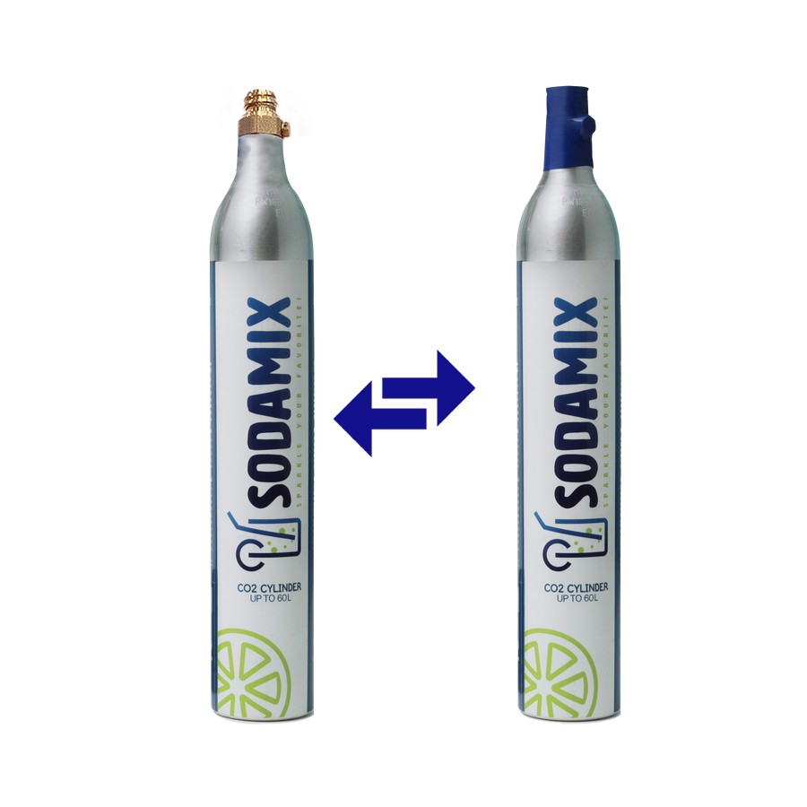 Sodamix CO2 Refill/Exchange cylinder (Compatible with Bubble bro DrinkMate & Aarke Soda Makers)