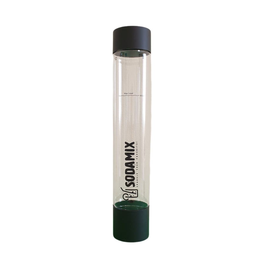 Soda Mix: Carbonating Bottle for Home Soda Making, Black